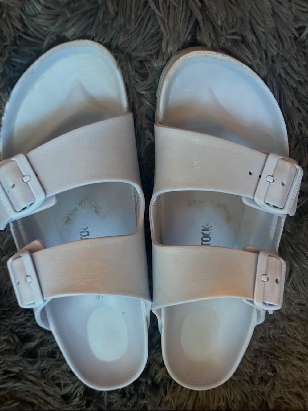 Birkenstock Arizona EVA Sandals in Pale Pink